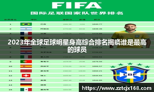 2023年全球足球明星身高综合排名揭晓谁是最高的球员